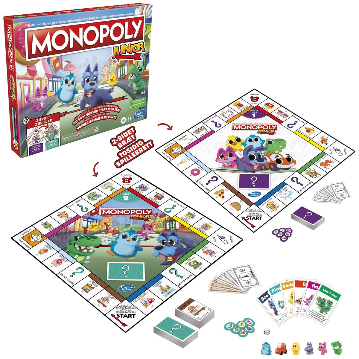 Spill Monopoly Junior 2 Games In 1