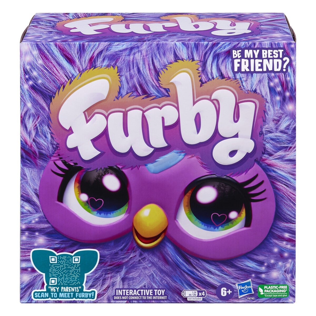 Furby Purple Interactive Plush Eng