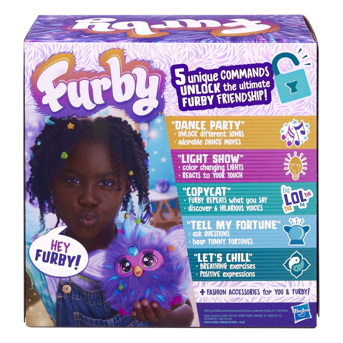 Furby Purple Interactive Plush Eng