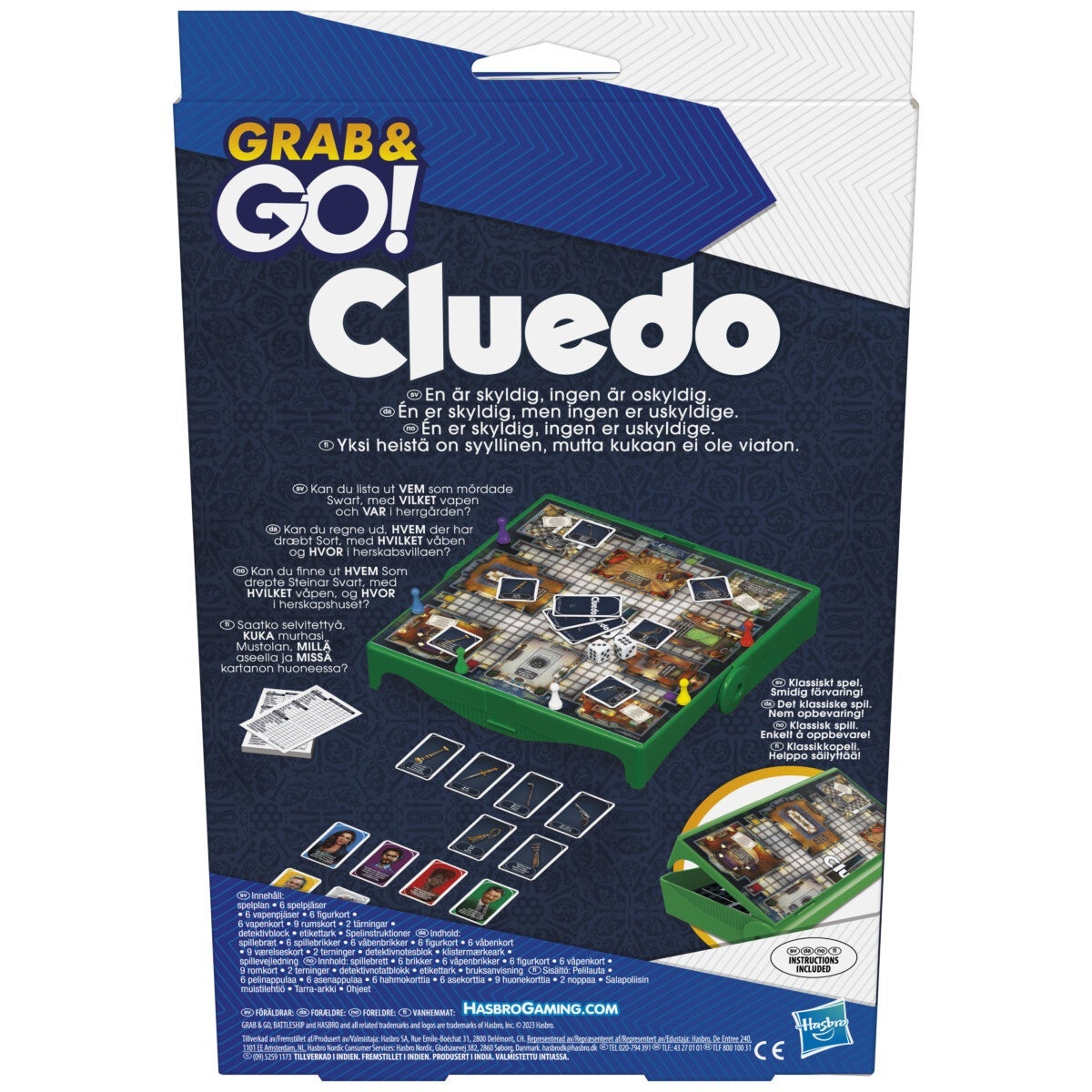 Spill Grab Go Cluedo