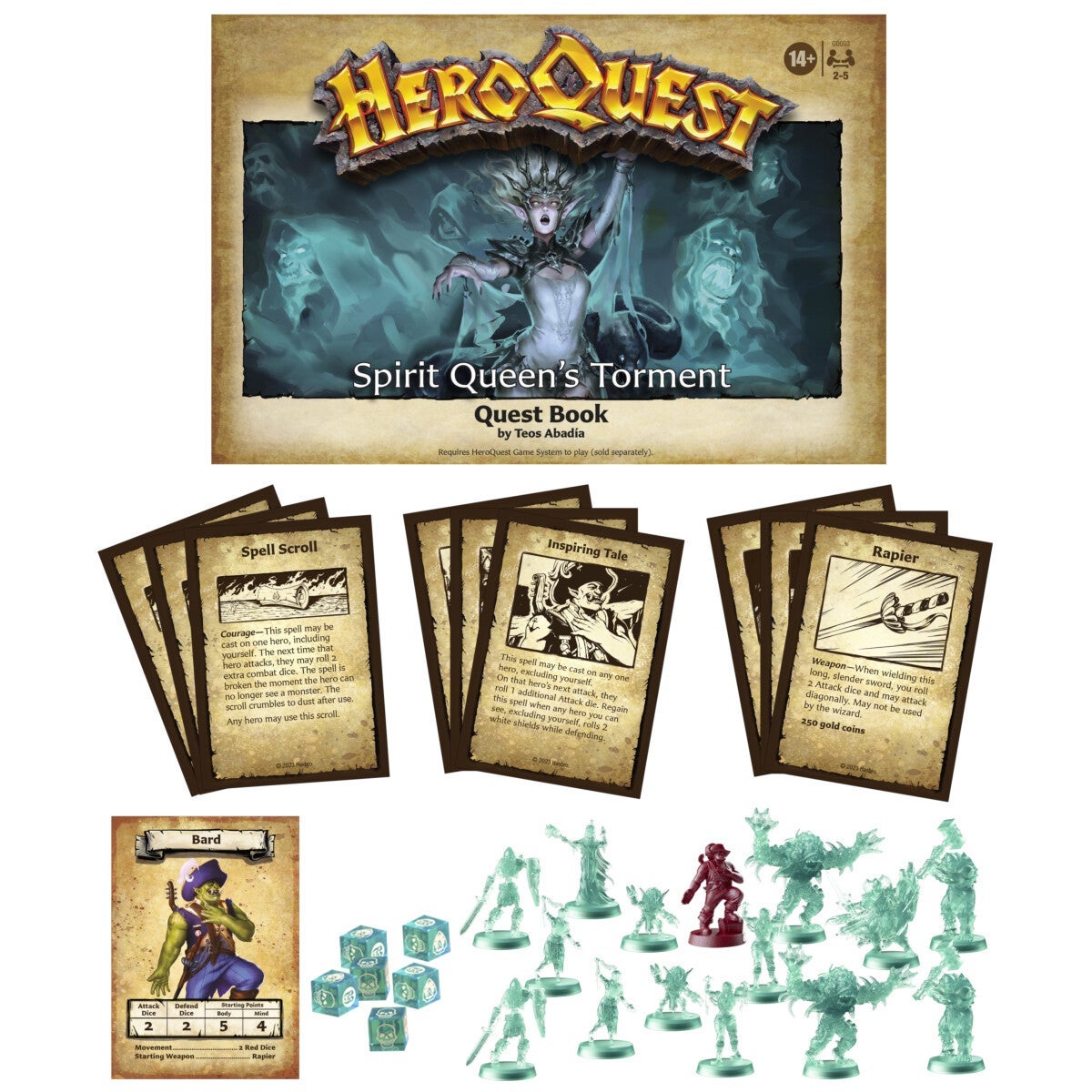 Spill Heroquest Spirit Queen Quest Pk En