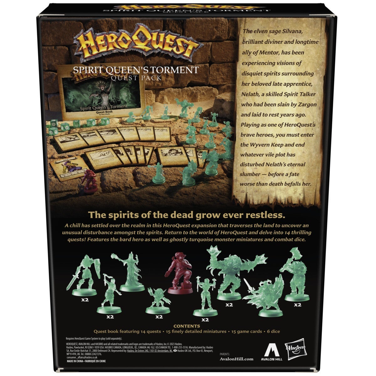 Spill Heroquest Spirit Queen Quest Pk En