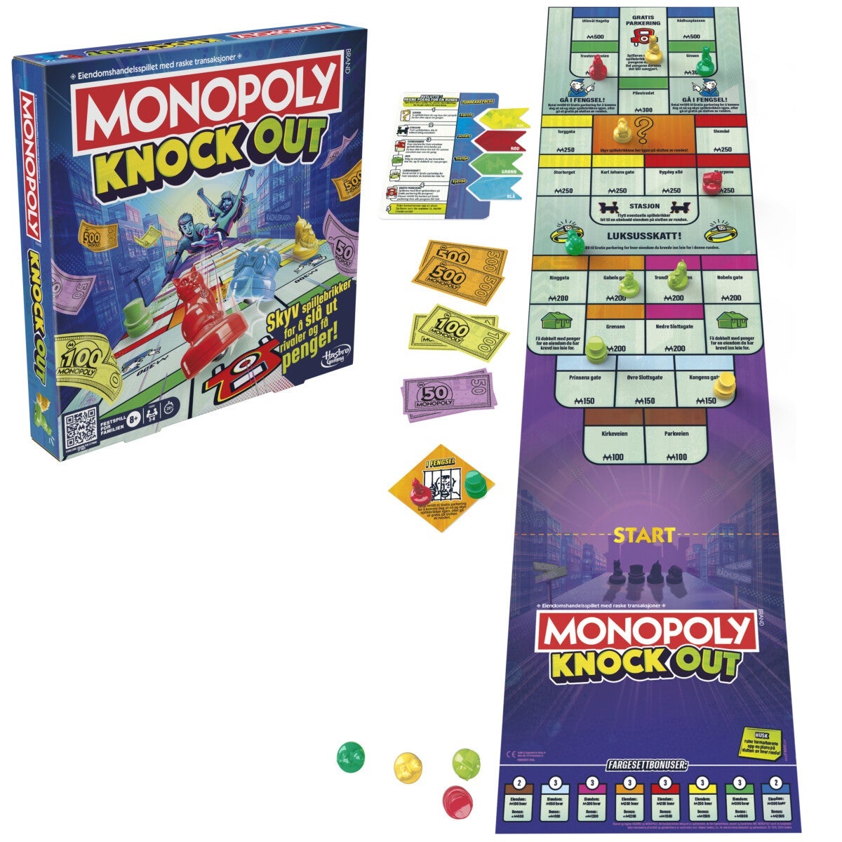 Spill Monopoly Knockout