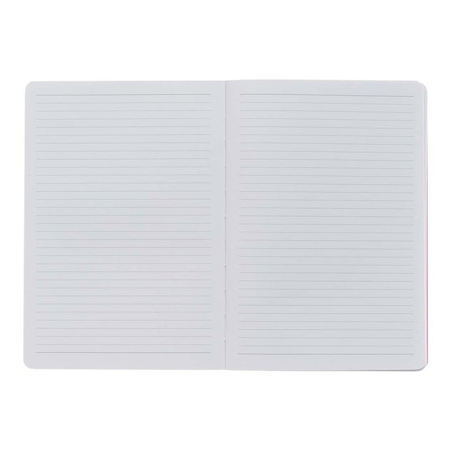 Notatbok A5 Rød Blomstret