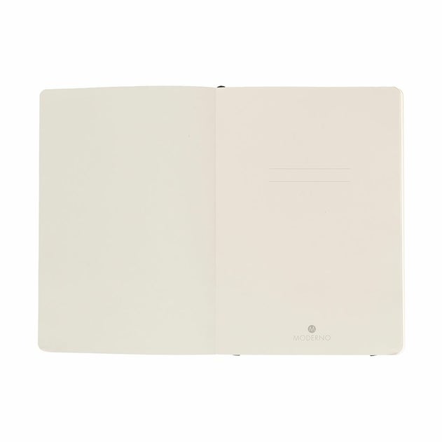 Notatbok Moderno Sort A5 Myk Ulinjert