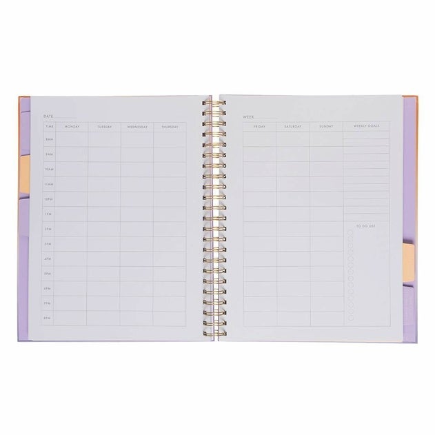 Notatbok A5 Aprikos Måneglød