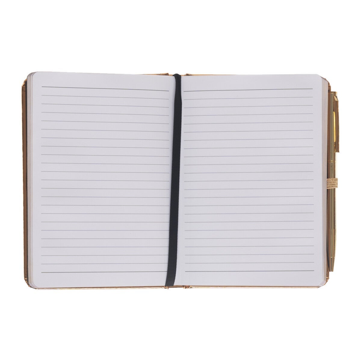 Notatbok A6 m/penn Luxe Metallic