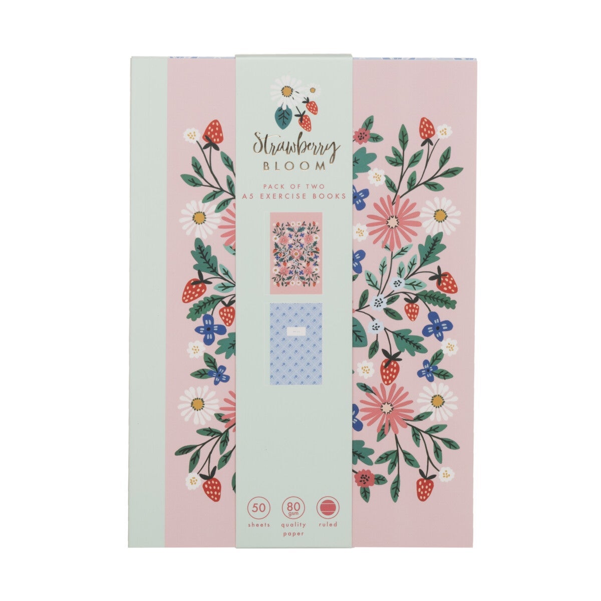 Skrivebok A5 2 stk. Bloom