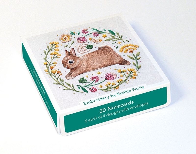 Kortpakke Embroidery Emillie Ferris 20pk