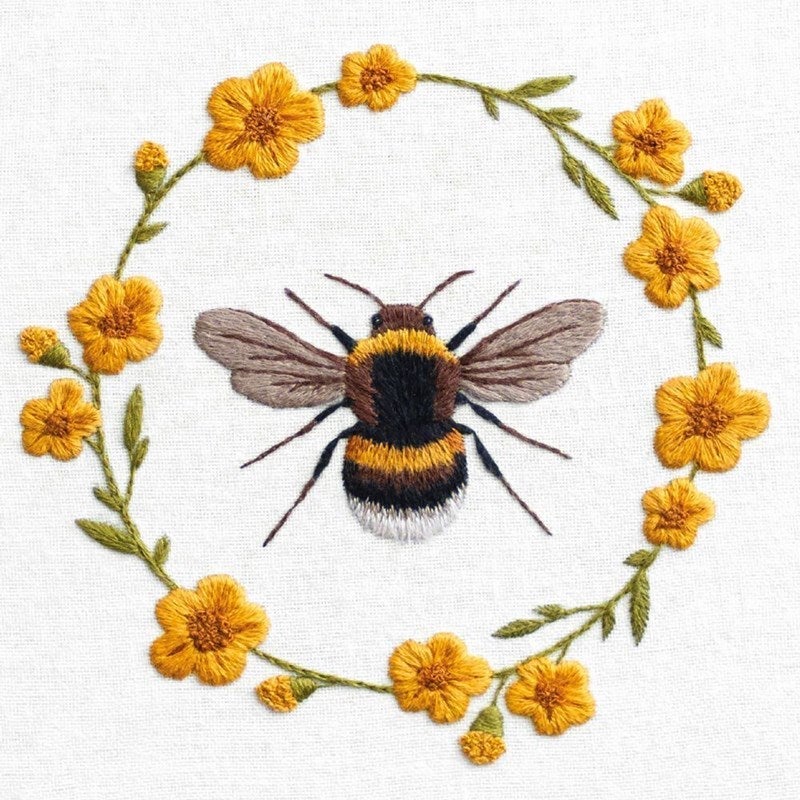 Kortpakke Embroidery Emillie Ferris 20pk