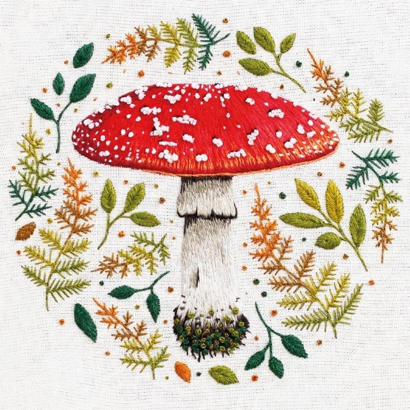 Kortpakke Embroidery Emillie Ferris 20pk