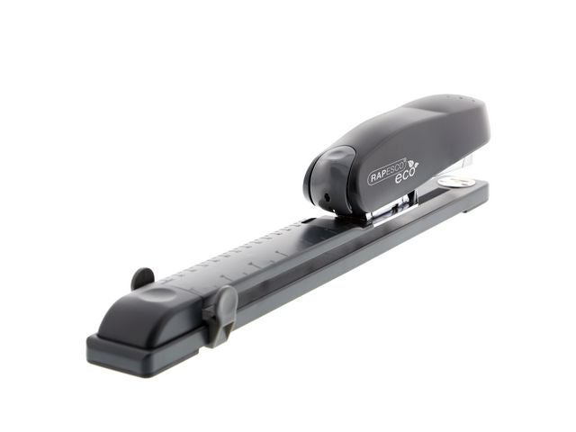 Stiftemaskin Rapesco Eco 50ark lang sort