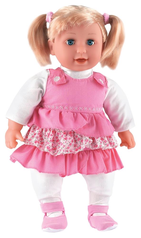 Dolls World Emma Dukke m/hår og kjole (41cm)