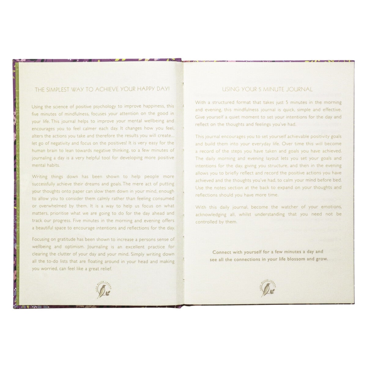 Journal Mindfulness A5 Sara Miller Haveli Garden