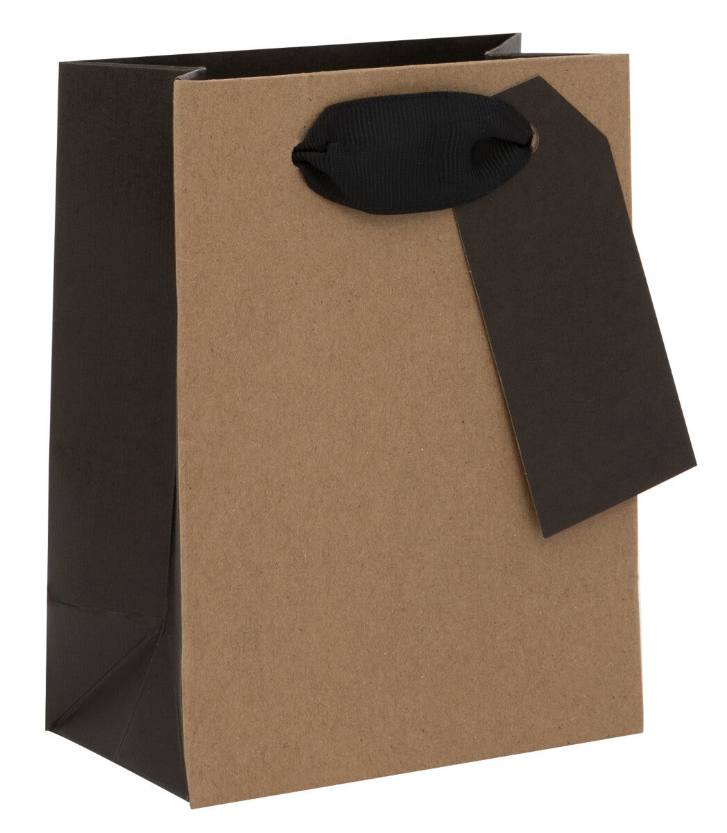 Gavepose Small Ribbed Kraft/Black