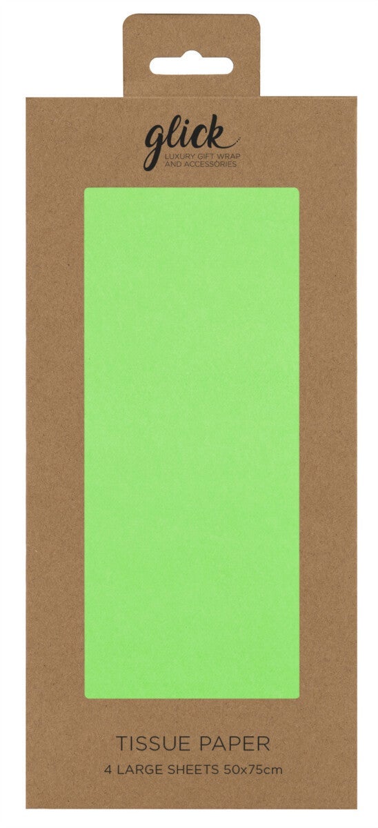 Silkepapir Plain Neon Green