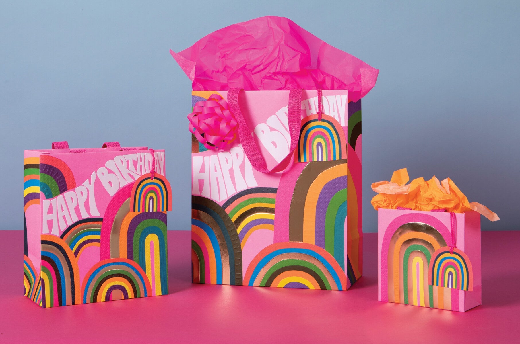 Gavepose Large Ps Retro Rainbows