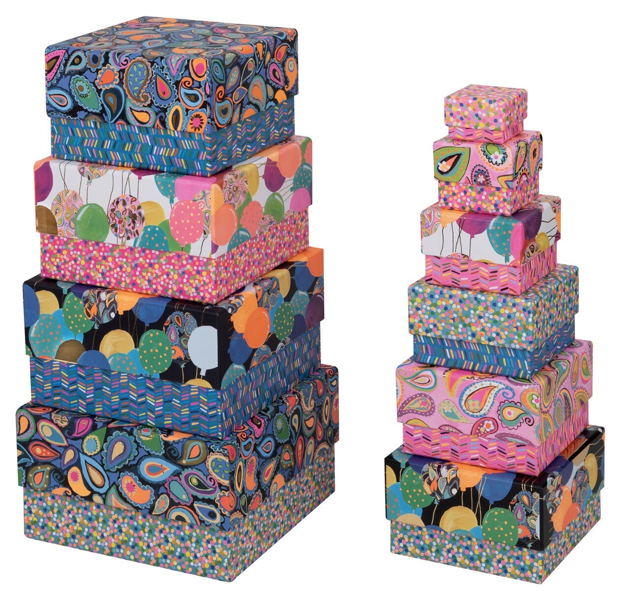 Gaveesker i sett Pastiche Square (10)