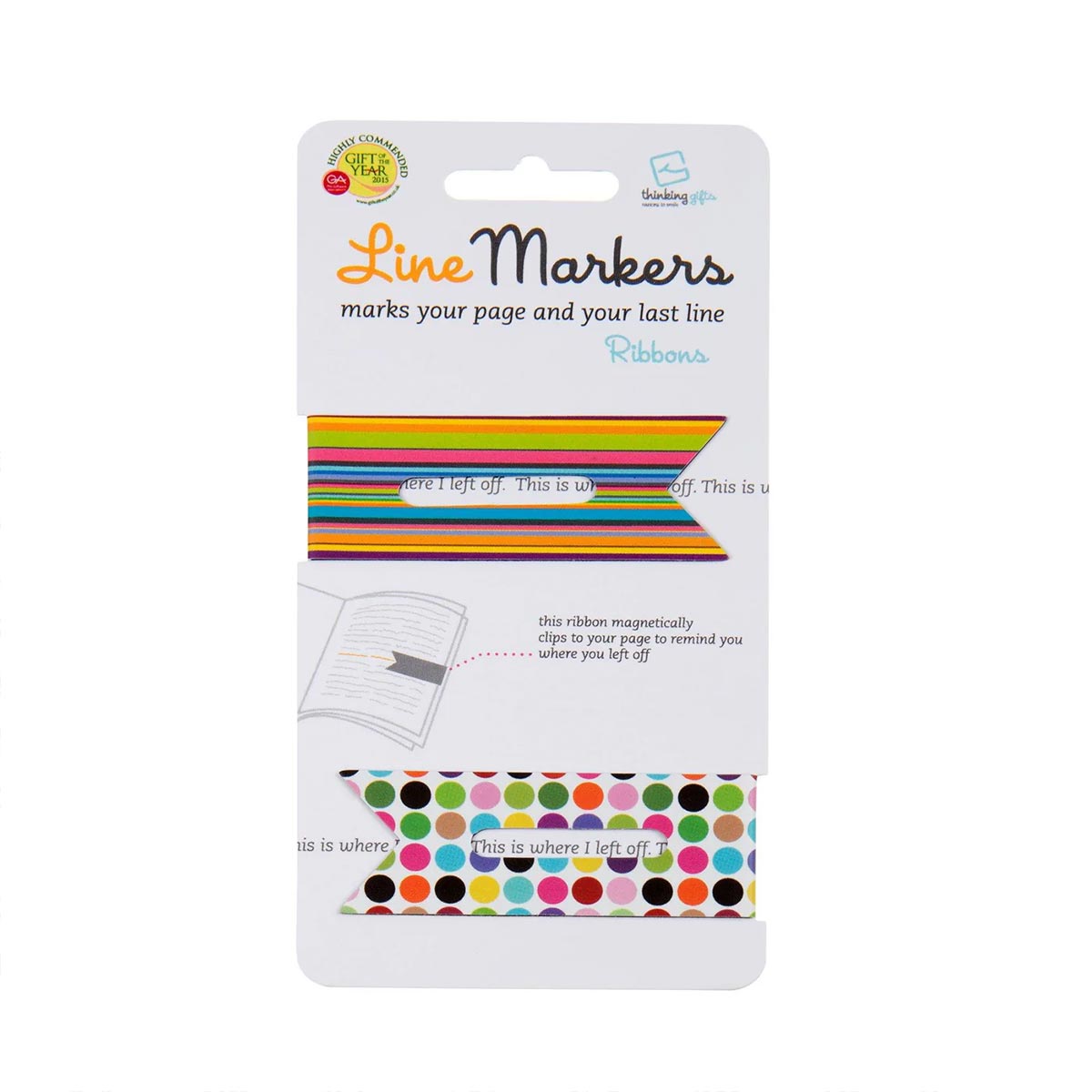 Bokmerke Linemarkers Ribbons