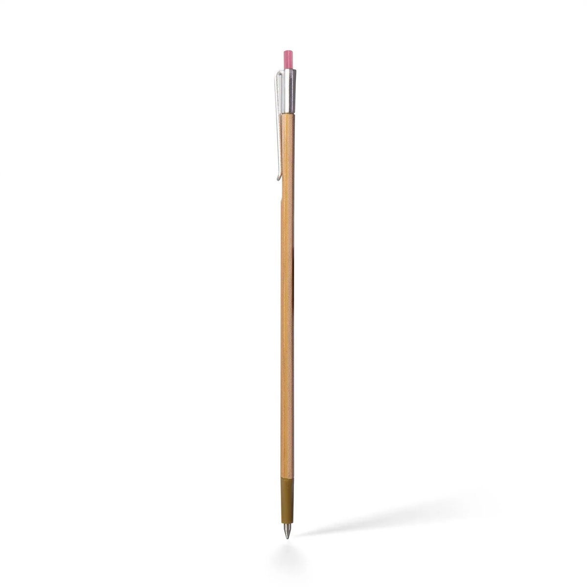 Bokmerke penn Wood with Refills