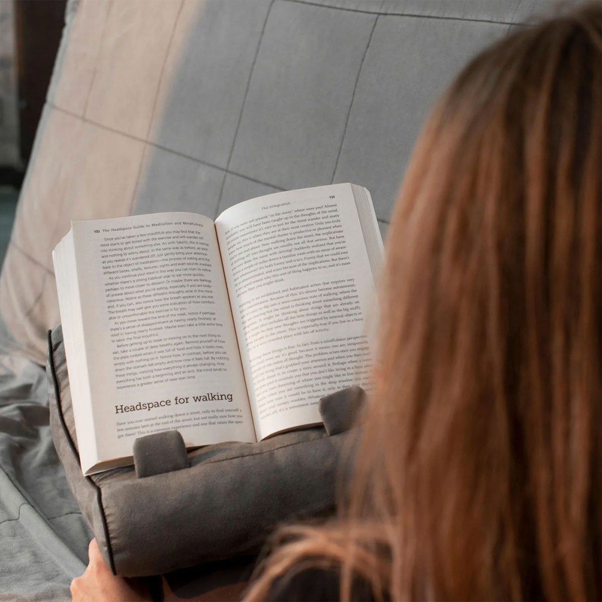 Book Couch Grey