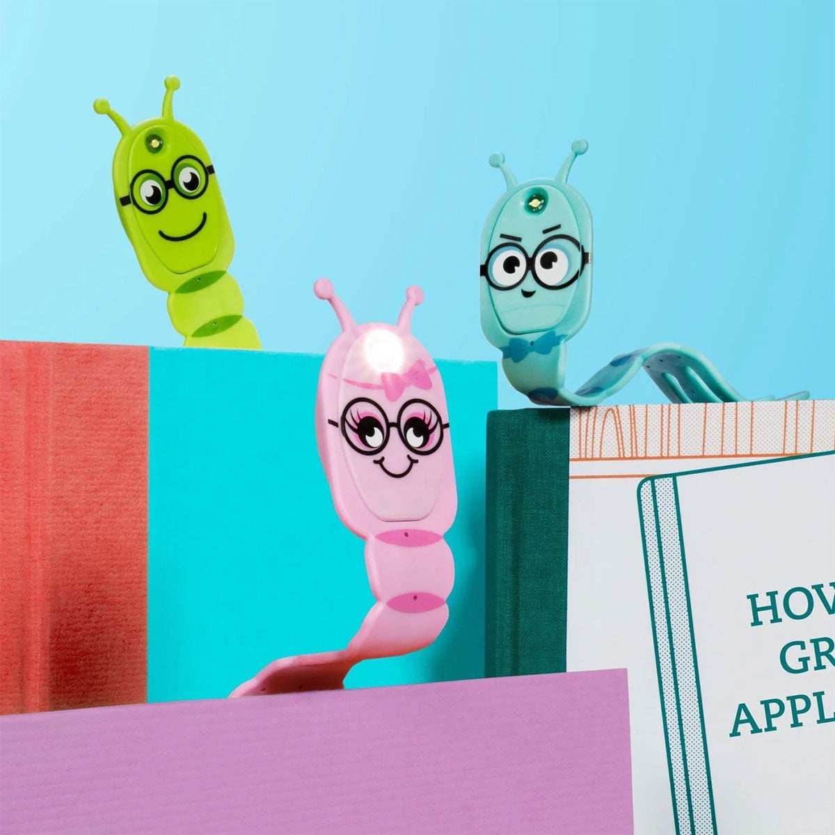 Boklys Flexilight Bookworm Pink