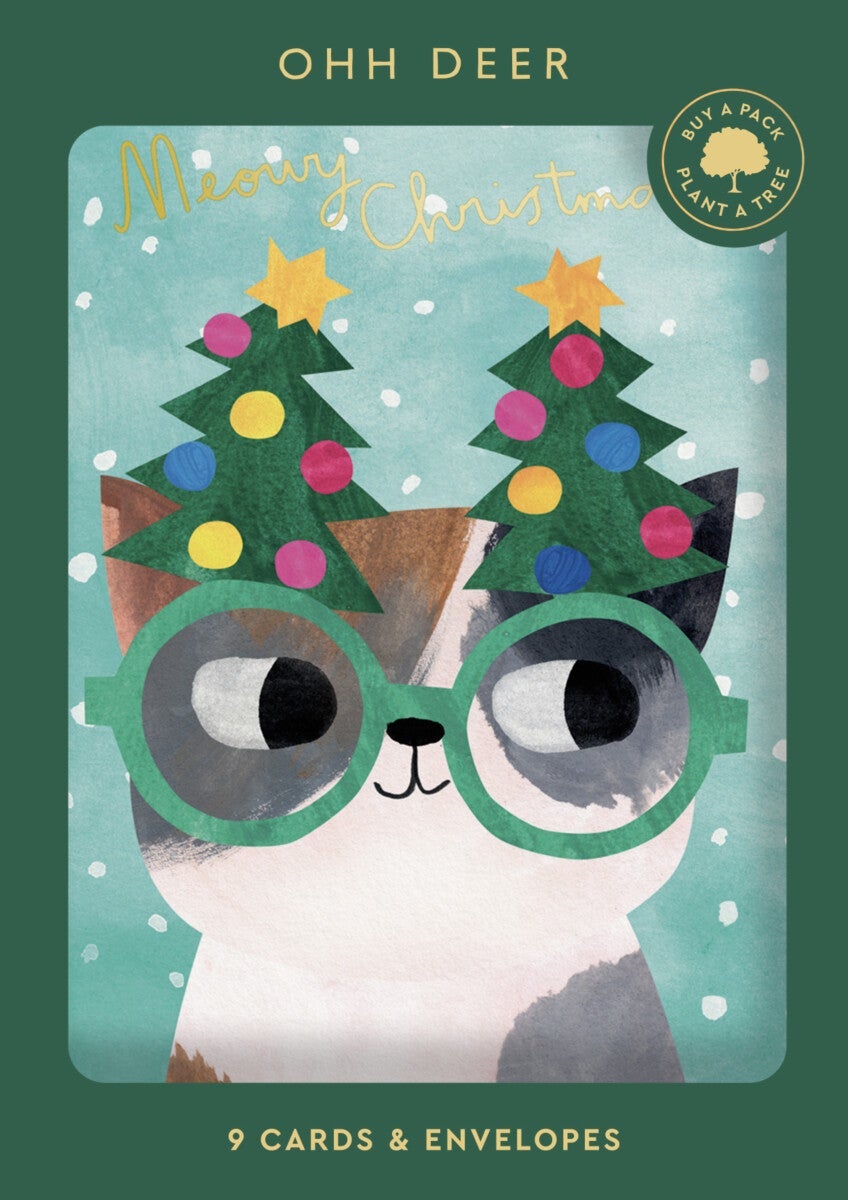 Julekort Cats In Hats 9pk