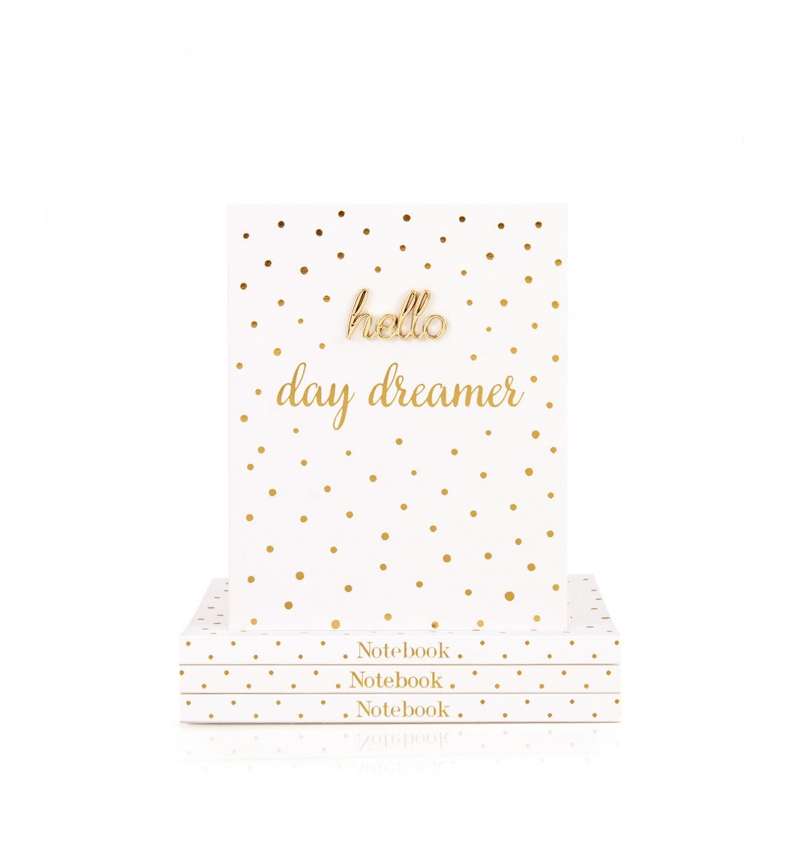 Notatbok Hello Day A6 Hvit/Gull