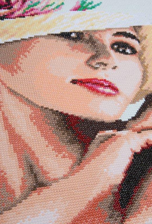 Hobbysett Diamond painting Dame med hatt