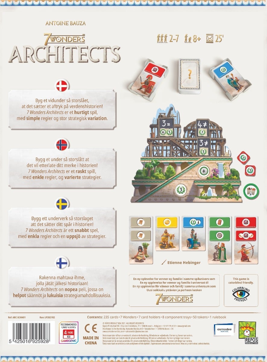 Spill 7 Wonders Architects Nordic