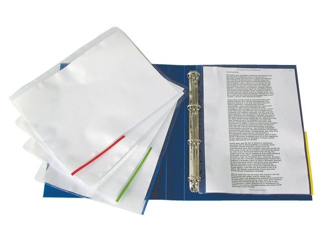 Signallomme A4 med farget kant grøn(100)