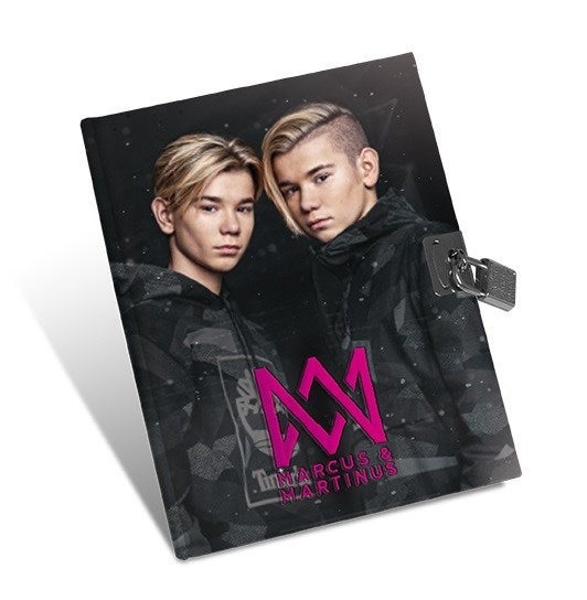 Dagbok Marcus Og Martinus M/Lås 80 Sider