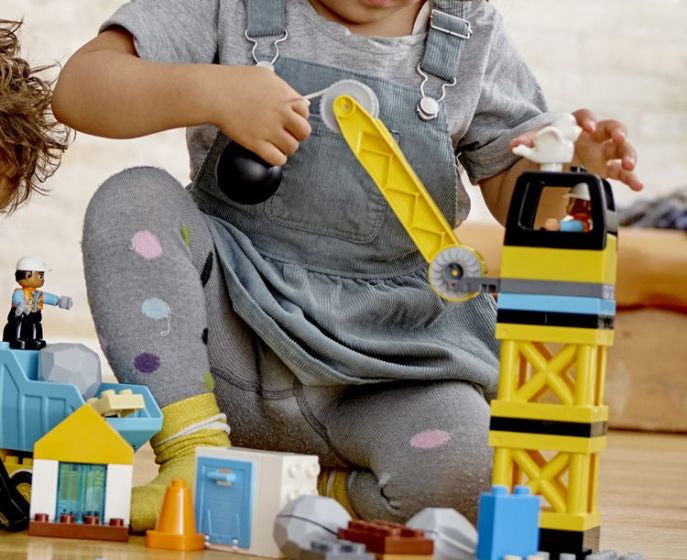 Lego Byggearbeid med rivningskule 10932