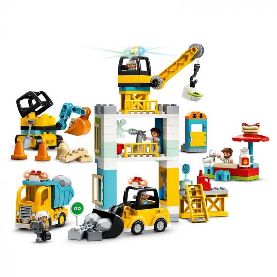 Lego Byggearbeid med tårnkran 10933