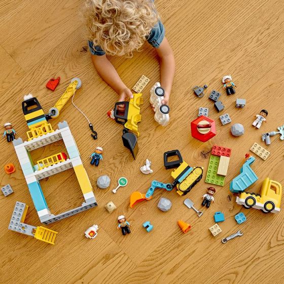 Lego Byggearbeid med tårnkran 10933