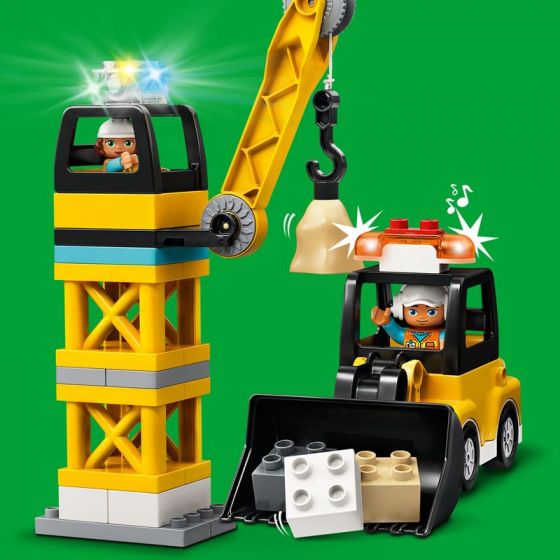 Lego Byggearbeid med tårnkran 10933