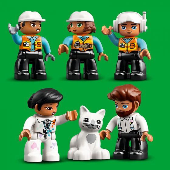 Lego Byggearbeid med tårnkran 10933