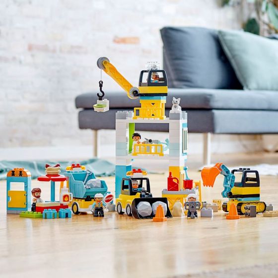 Lego Byggearbeid med tårnkran 10933