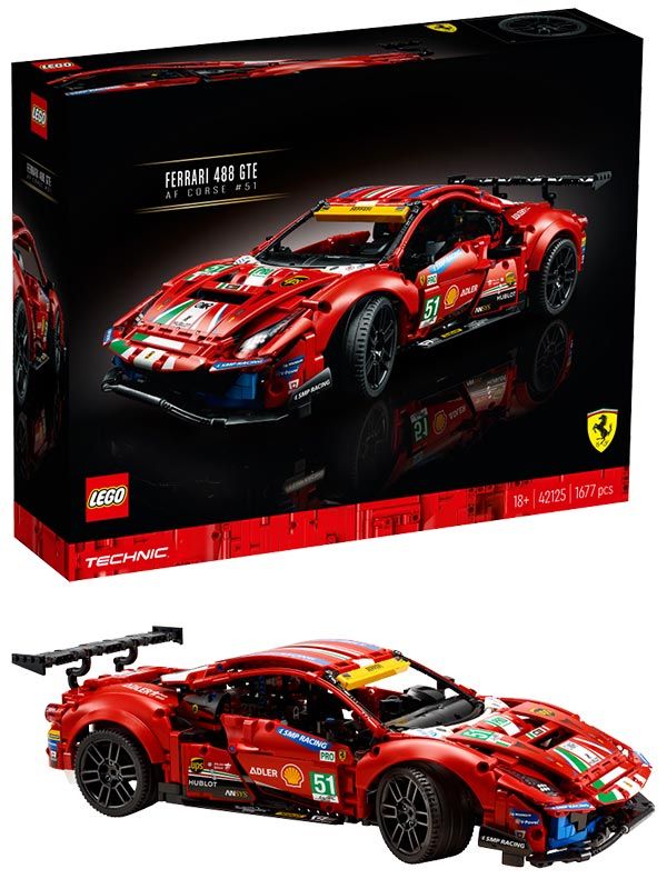 Lego Ferrari 488 GTE AF Corse 42125