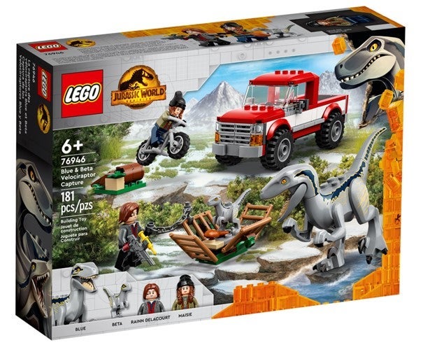 Lego Velociraptor-felle for Blue og Beta 76946