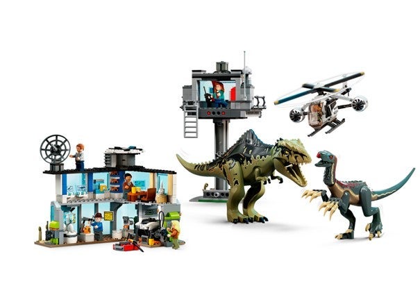 Lego Giganotosaurus og Therizinosaurus angr. 76949