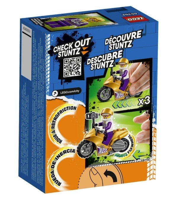 Lego Stuntmotorsykkel m/selfiestang 60309