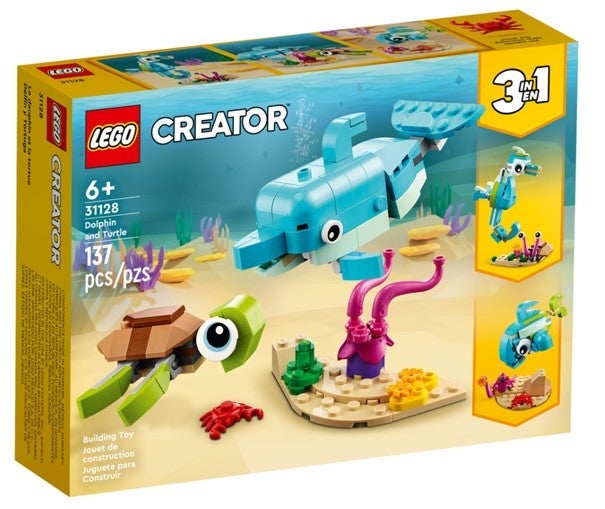 Lego Delfin og skilpadde 31128