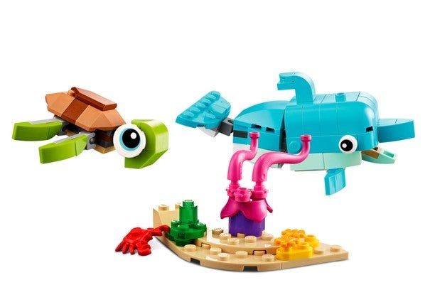 Lego Delfin og skilpadde 31128
