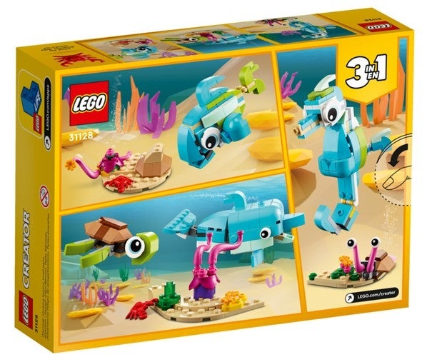 Lego Delfin og skilpadde 31128