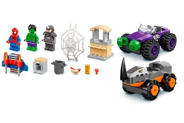 Lego Oppgjør mellom Hulk og Rhino-truck 10782