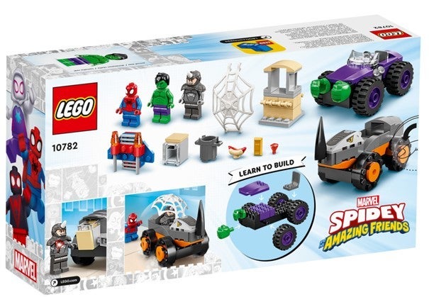 Lego Oppgjør mellom Hulk og Rhino-truck 10782