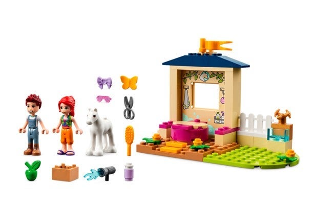 Lego Stall med ponnivask 41696