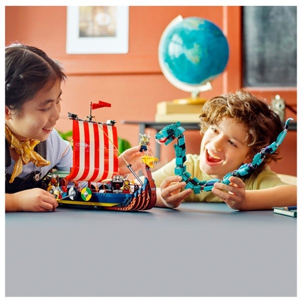 Lego Vikingskip og midgardsormen 31132