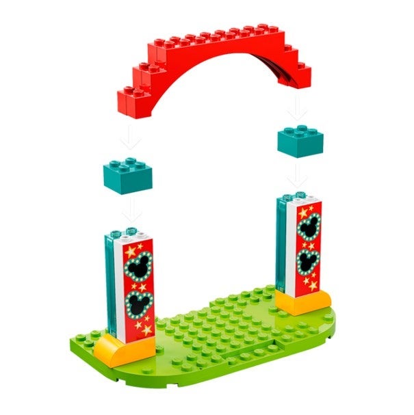 Lego Mikke, Minni og Langbein gøy på tivoli 10778